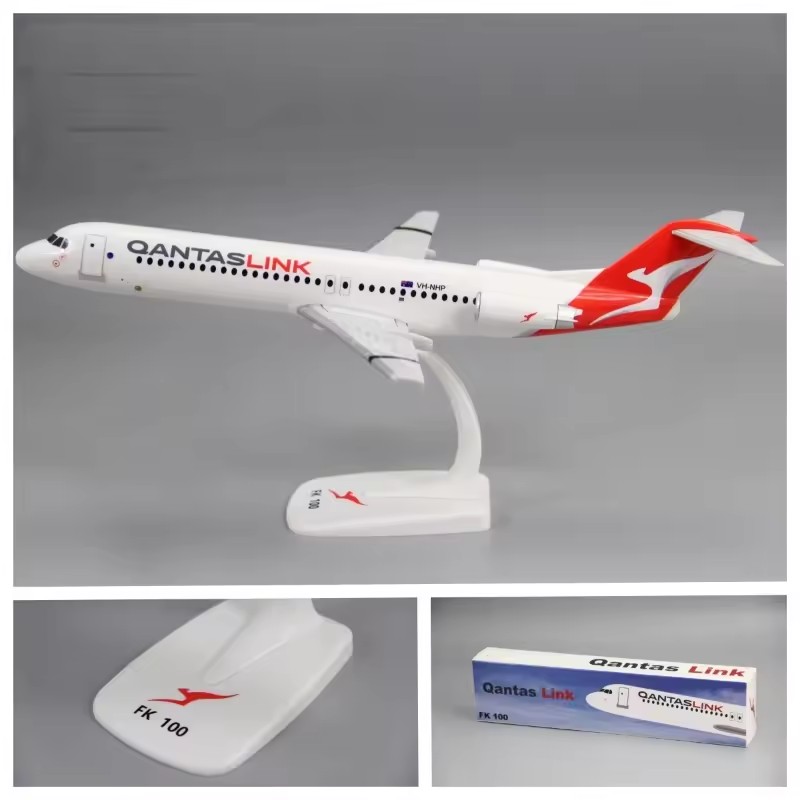 New 1:100 Scale Fokker FK-100  - Model Airplane Plastic recension och pris