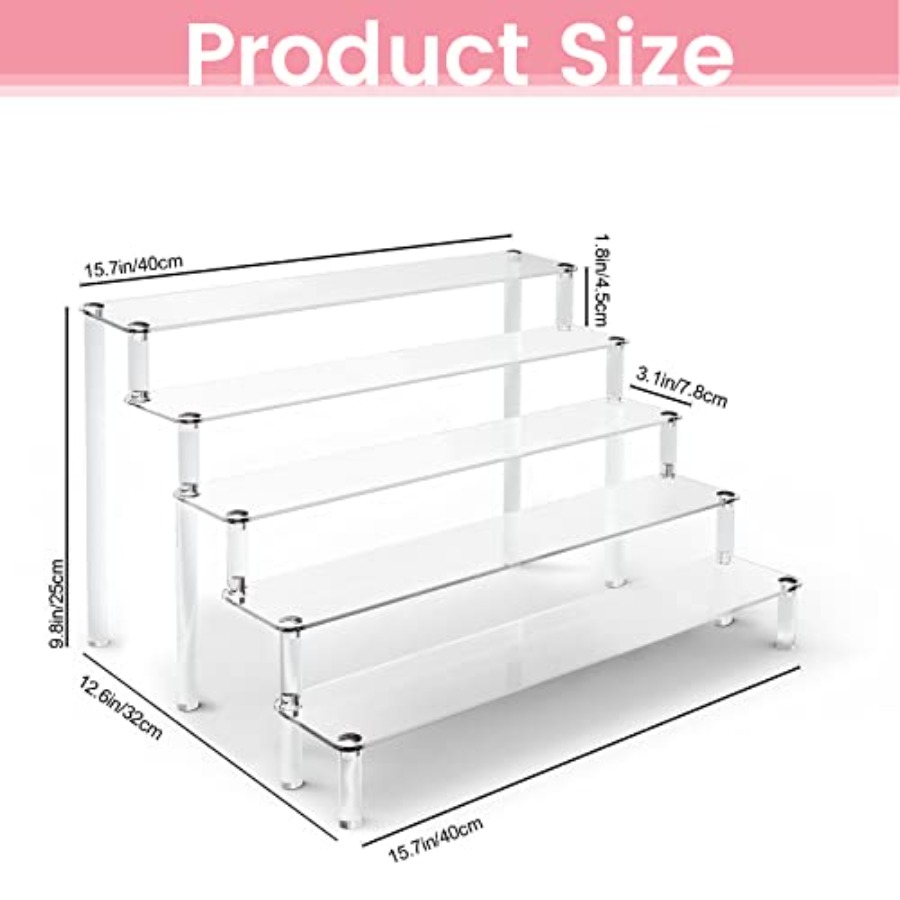 Acrylic Display Risers Stand S - Display Risers Set recension och pris