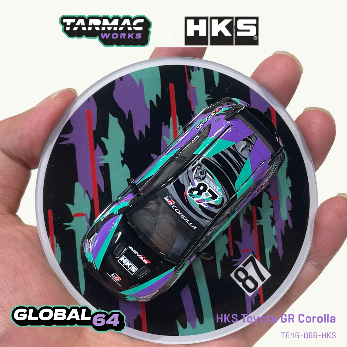 Tarmac Works T64G-066-HKS 1:64 - Die Cast Car 1 64 recension och pris