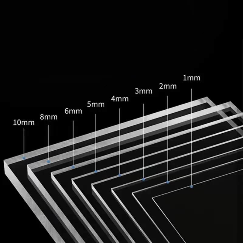 Transparent Plexiglass Plate C - Display Case Acrylic recension och pris