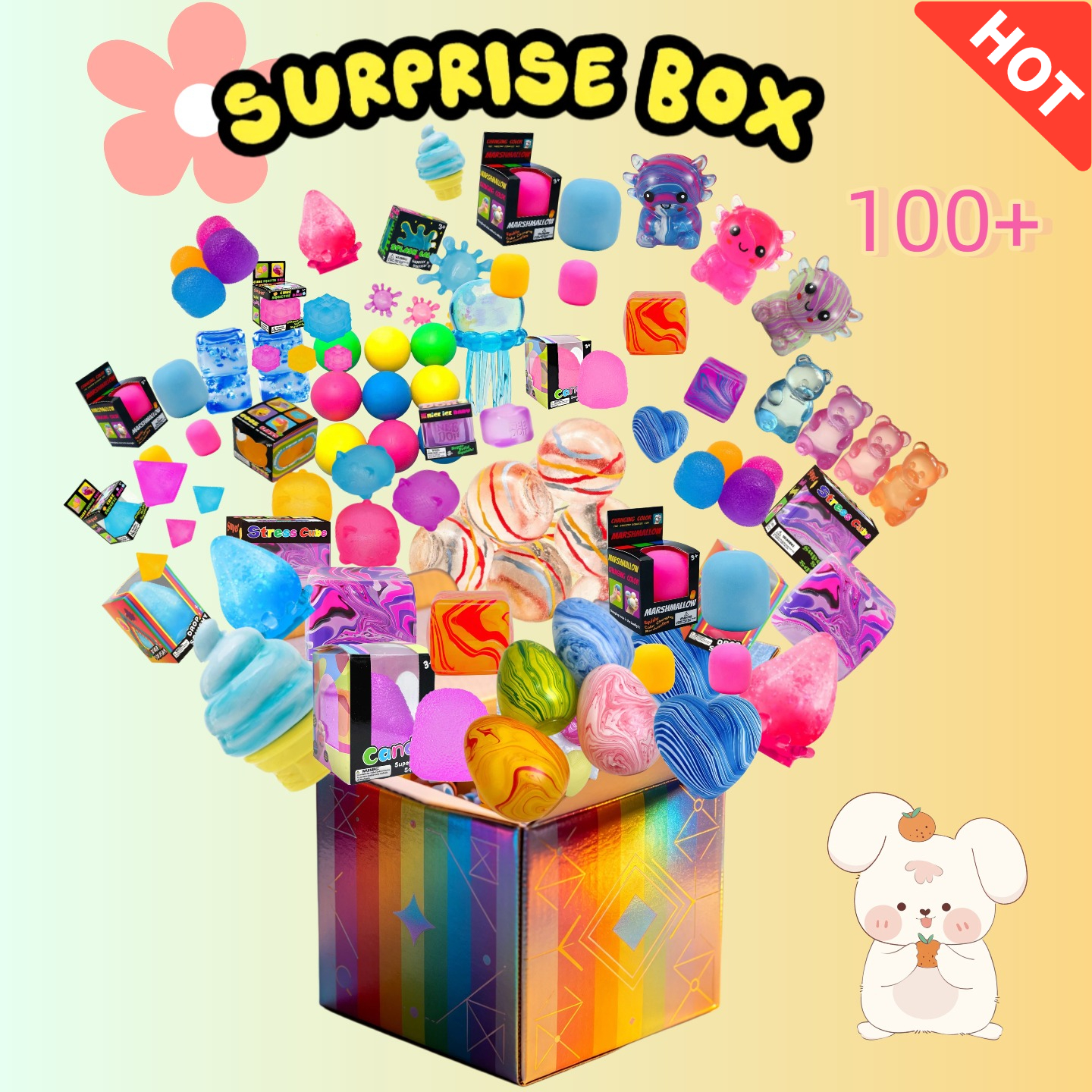 100+Pcs Surprise Box Toys, Nov - Mystery Box Blind Bag recension och pris