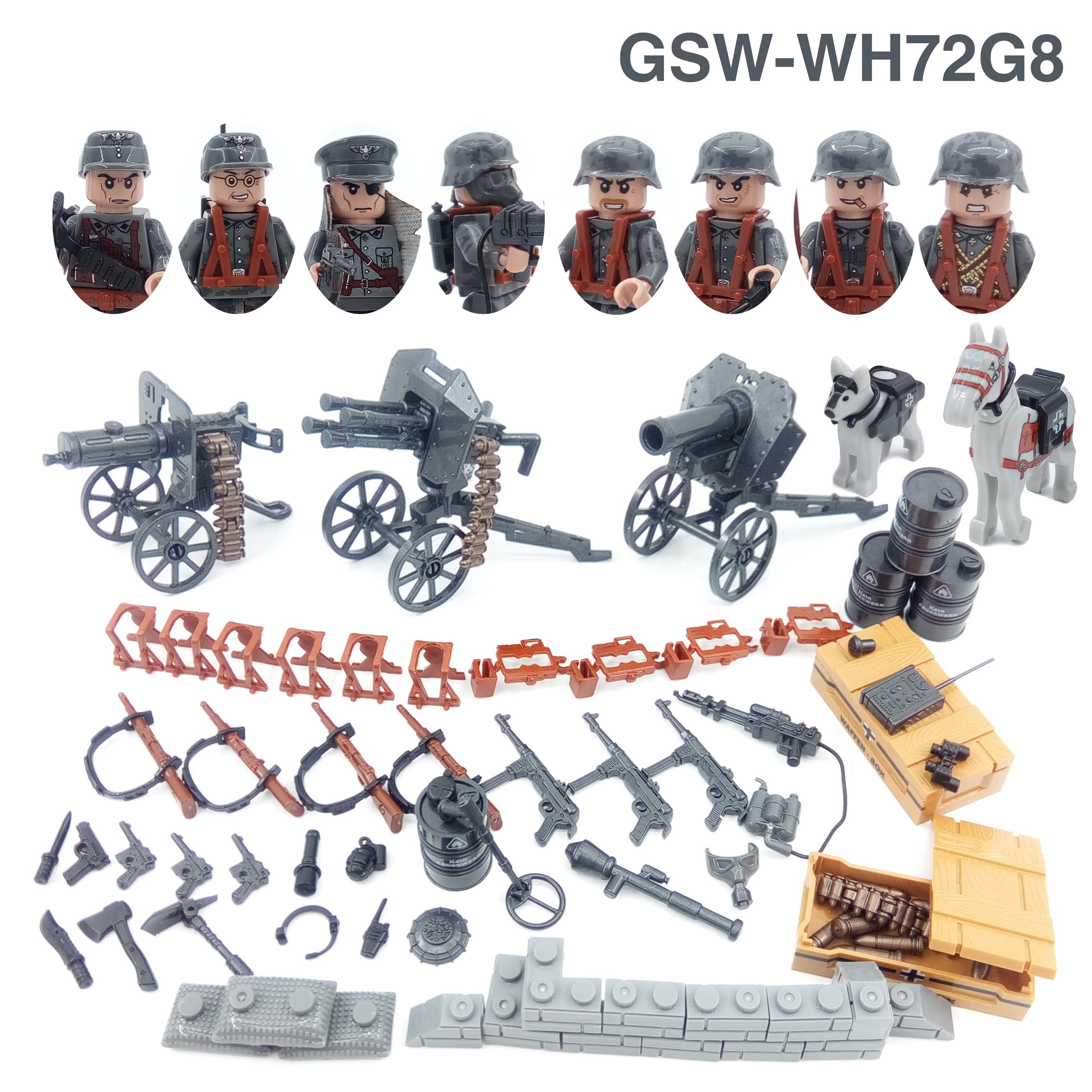 WW2 Soldier US Russia Soviet R - Lego Minifigure Holder recension och pris