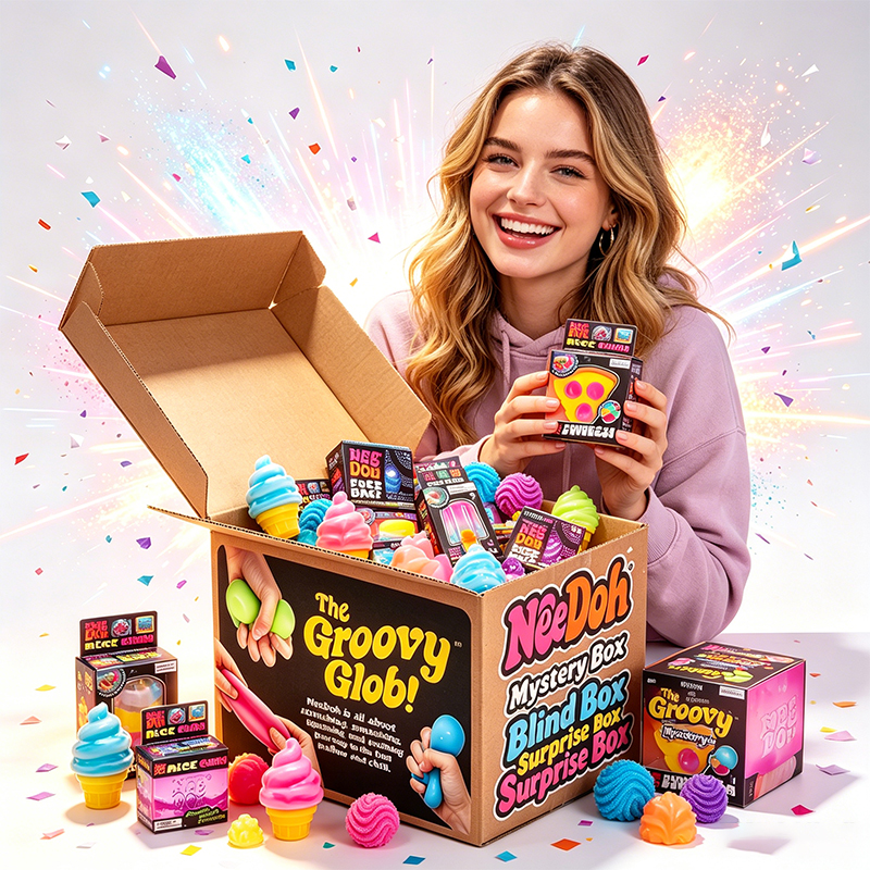 2026 NeeDoh Schylling Squeez T - Mystery Box Blind Bag recension och pris