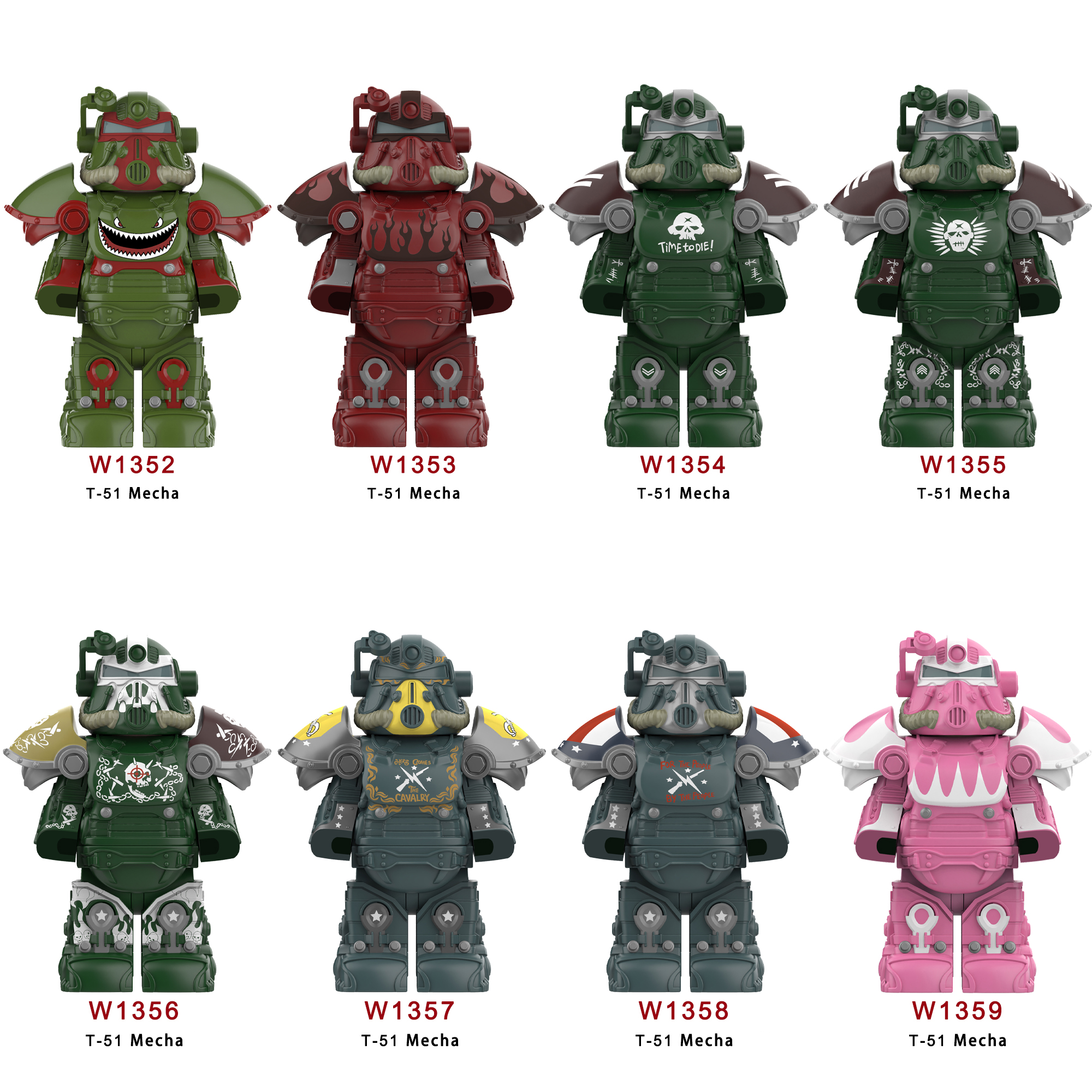 New BoS Game T60 Power Armor A - Lego Minifigure Holder recension och pris