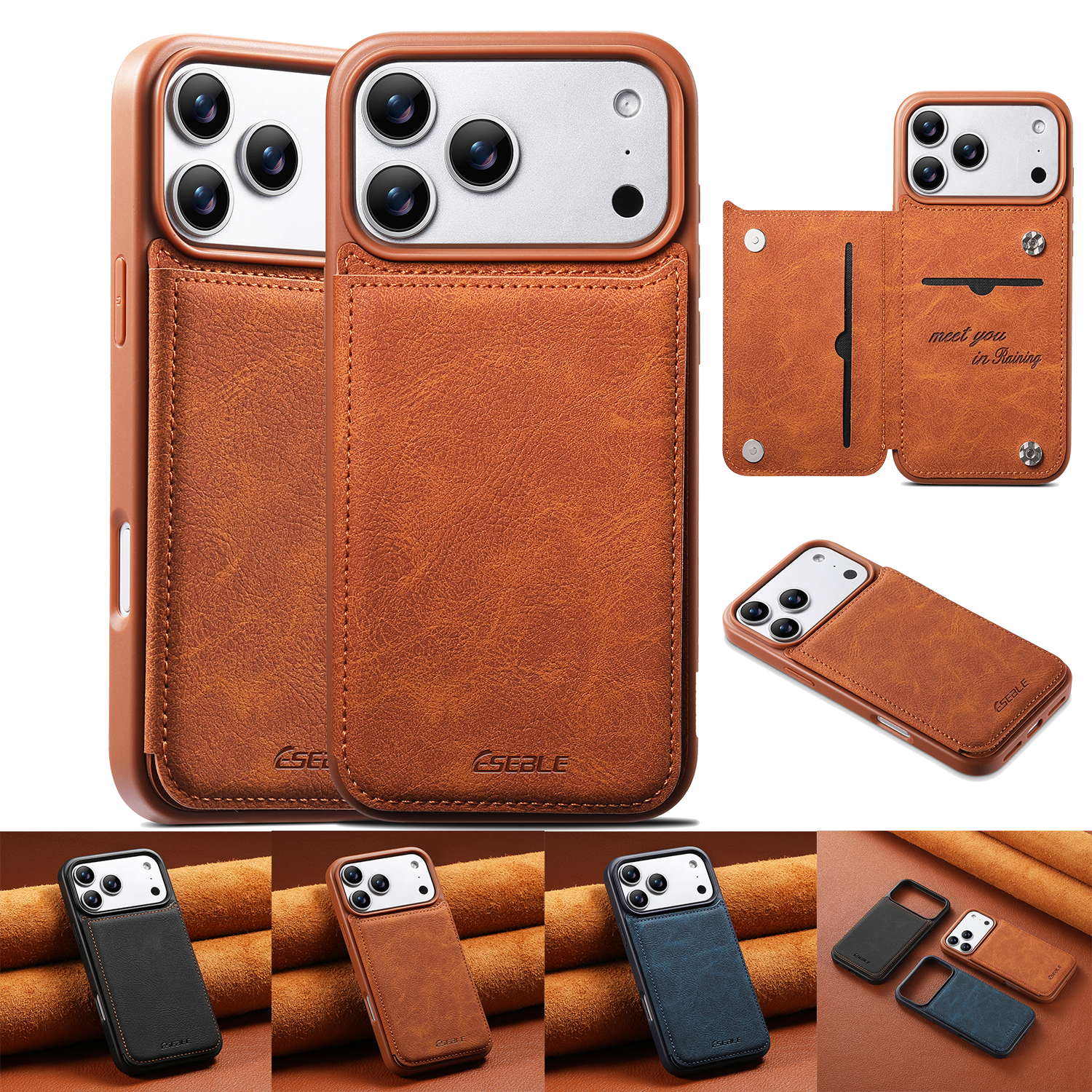 Luxury Retro Flip Card Leather - Card Top Loader recension och pris