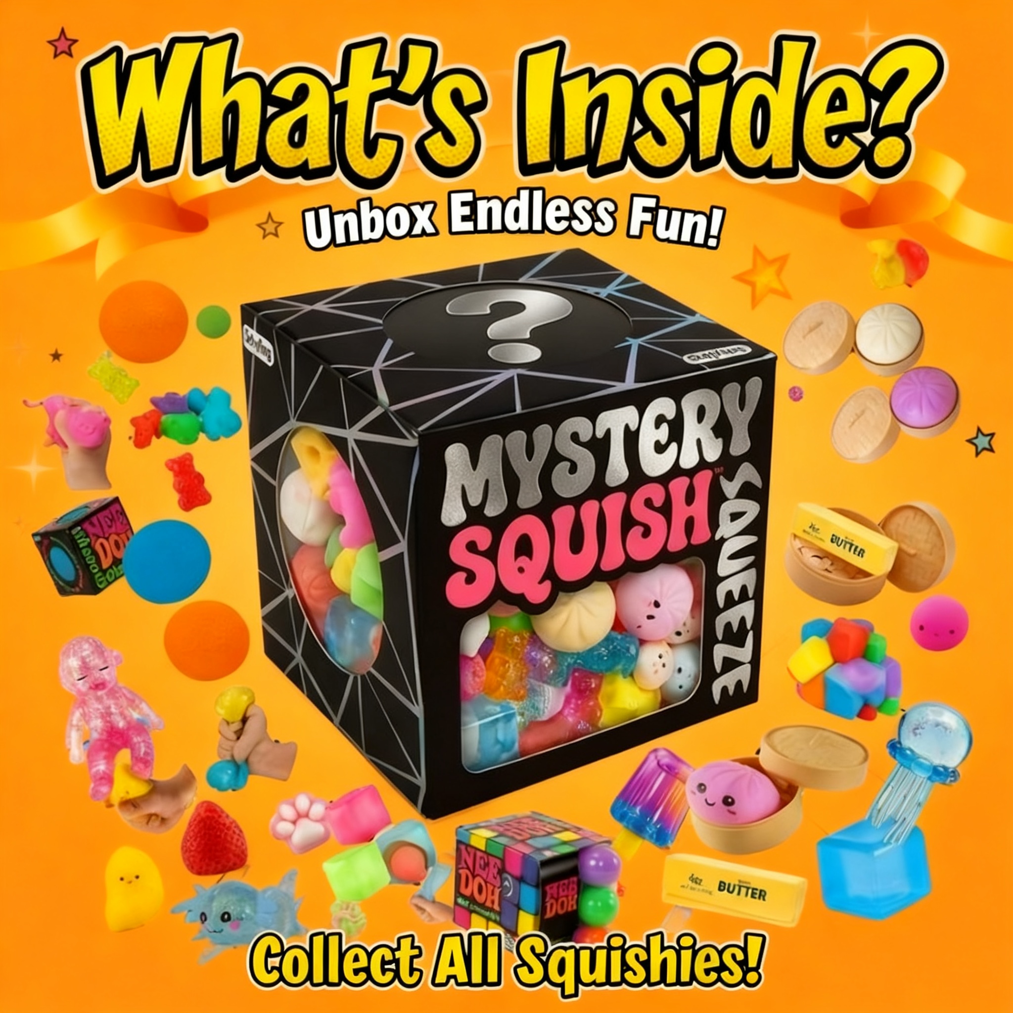 Fidget Cute Stress Relief Toys - Mystery Box Blind Bag recension och pris