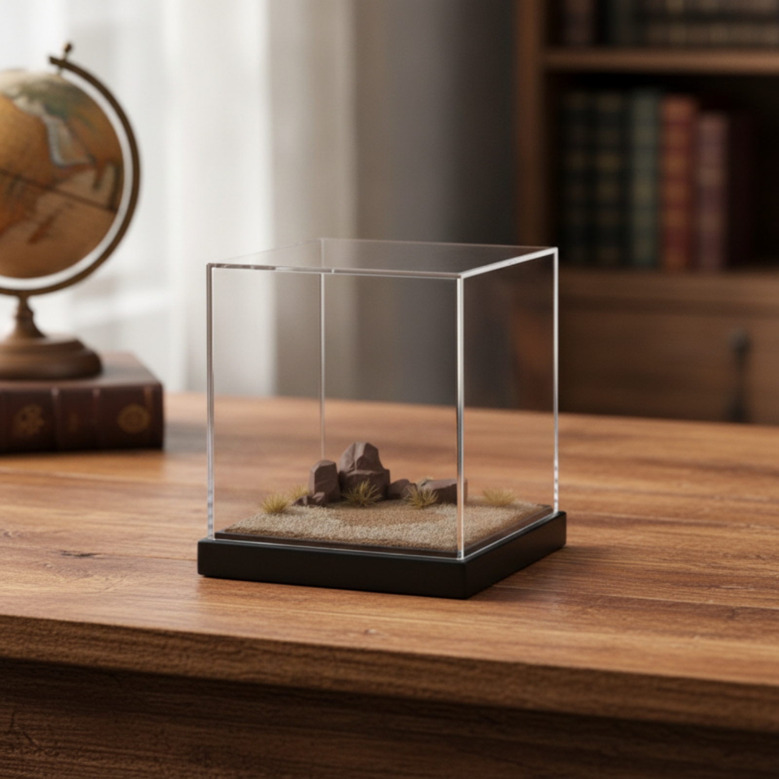 Miniature Scene Platform Clear - Display Case Acrylic recension och pris