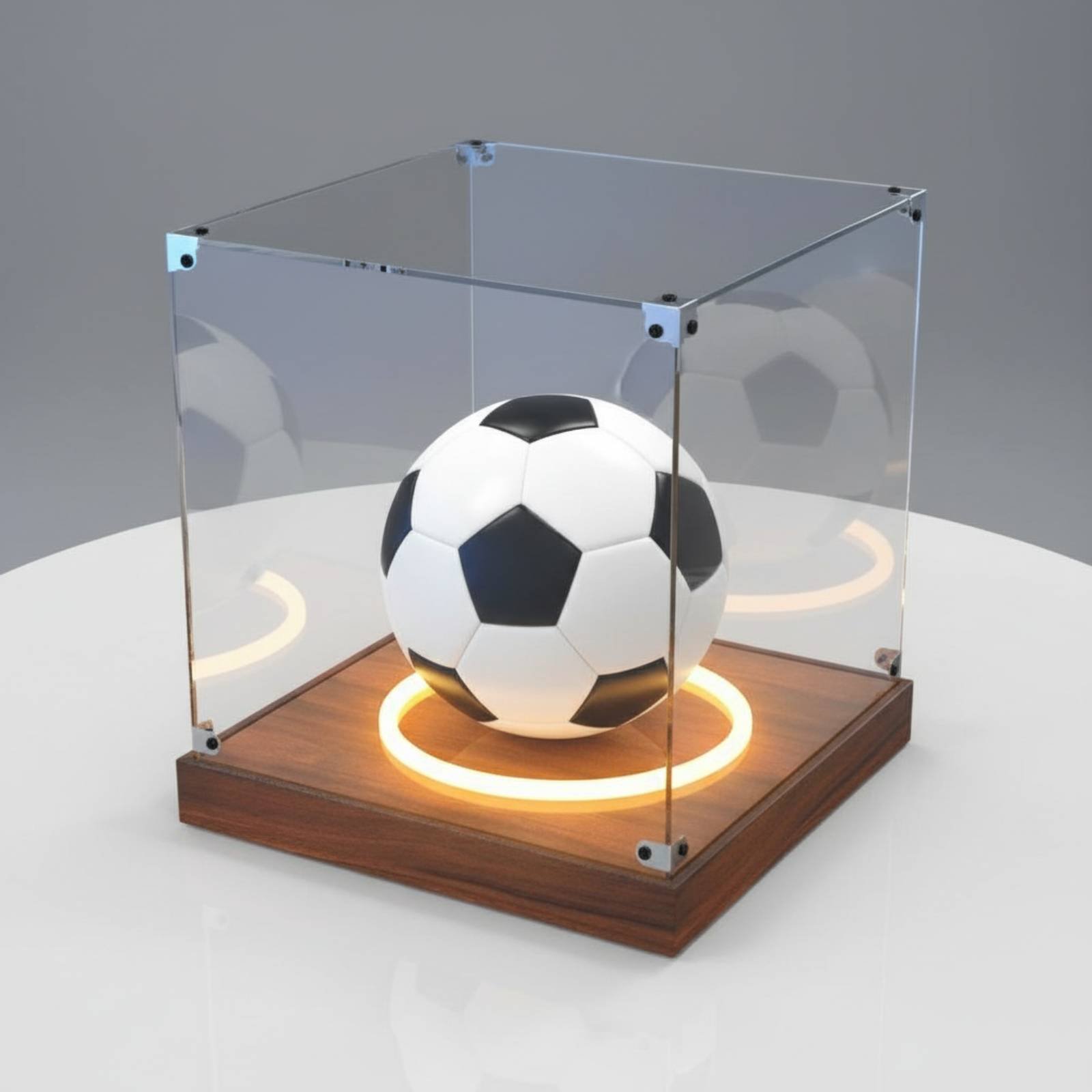 Acrylic Roundball Display Case - Display Case Acrylic recension och pris