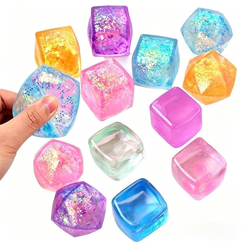 Squishy Mini Water Cube Squeez - Fidget Cube Original recension och pris