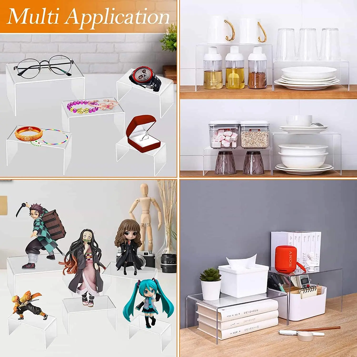U Shape Acrylic Display Riser  - Pop Display Shelf recension och pris