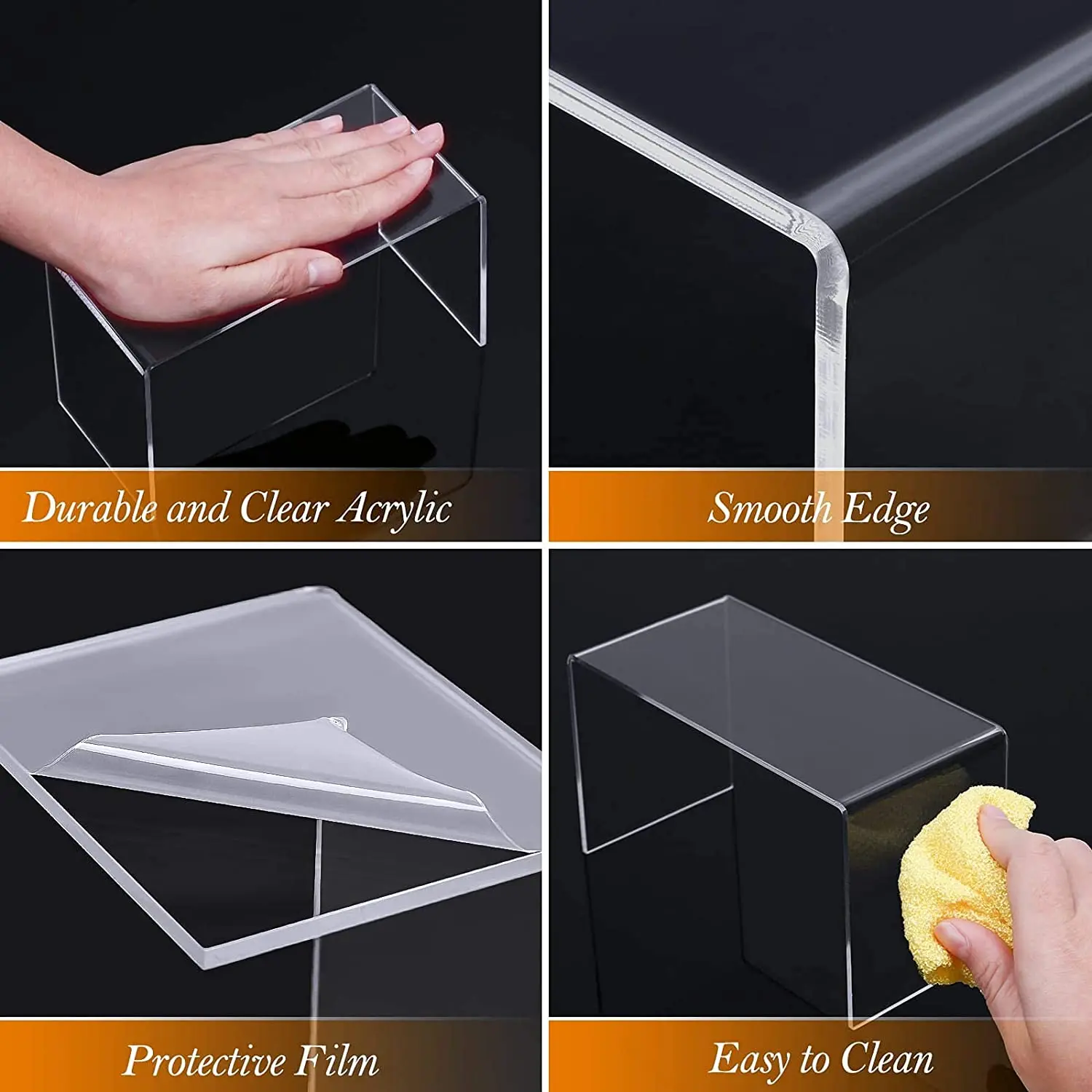 U Shape Acrylic Display Riser  - Pop Display Shelf recension och pris