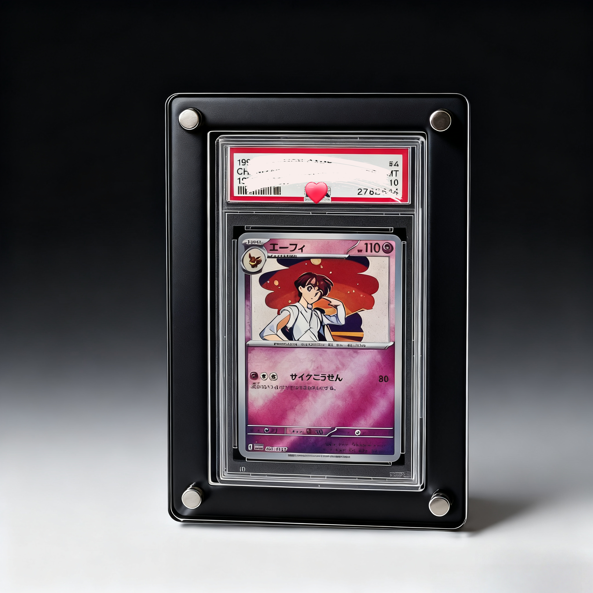 1-Slot Graded Card Stand Black - Graded Card Display recension och pris