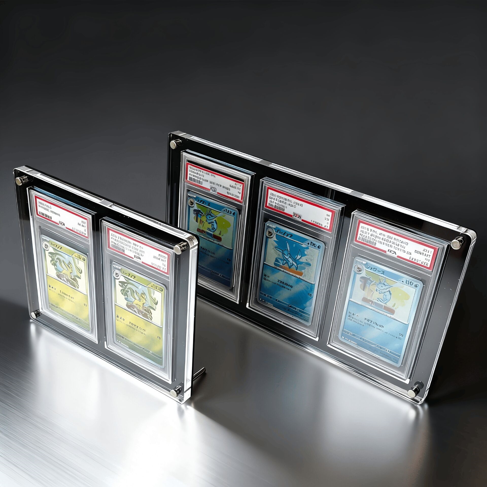 1-Slot Graded Card Stand Black - Graded Card Display recension och pris