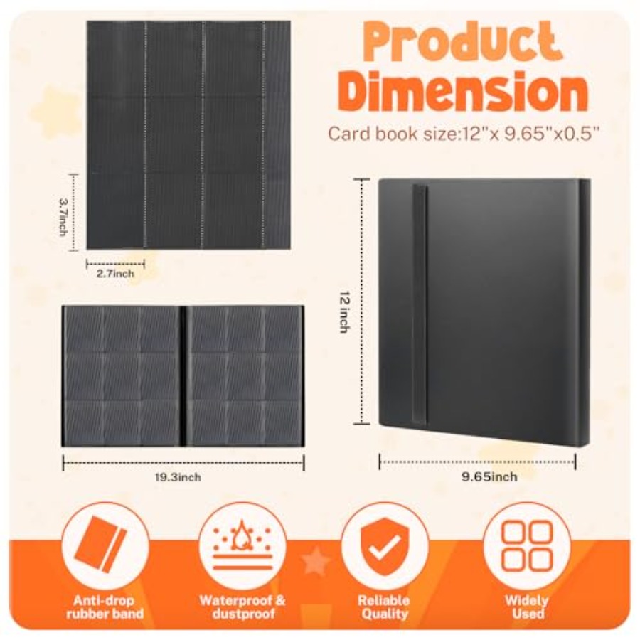 Card Binder, 9 Pocket Trading  - Trading Card Binder recension och pris