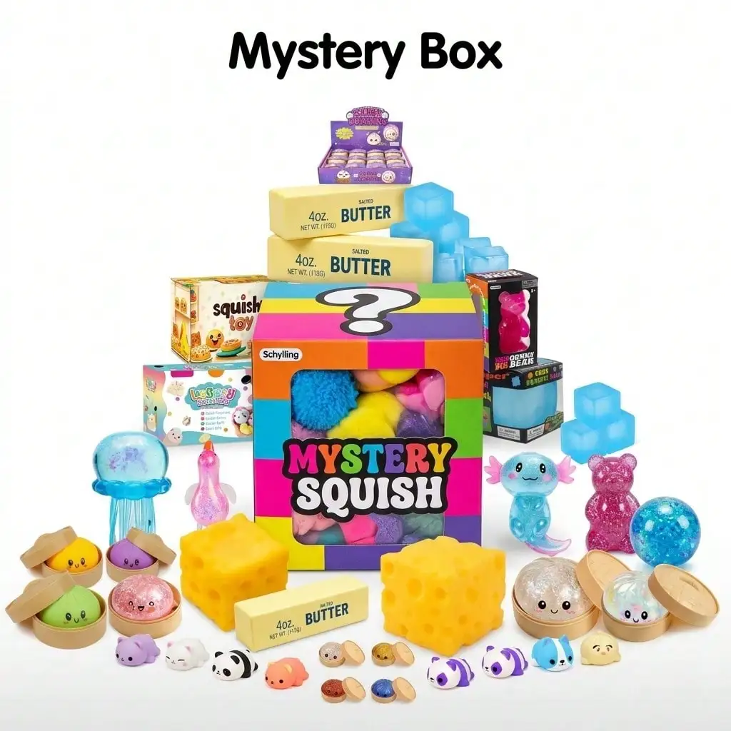 HOT 2026 100+ Styles Squishy S - Mystery Box Blind Bag recension och pris