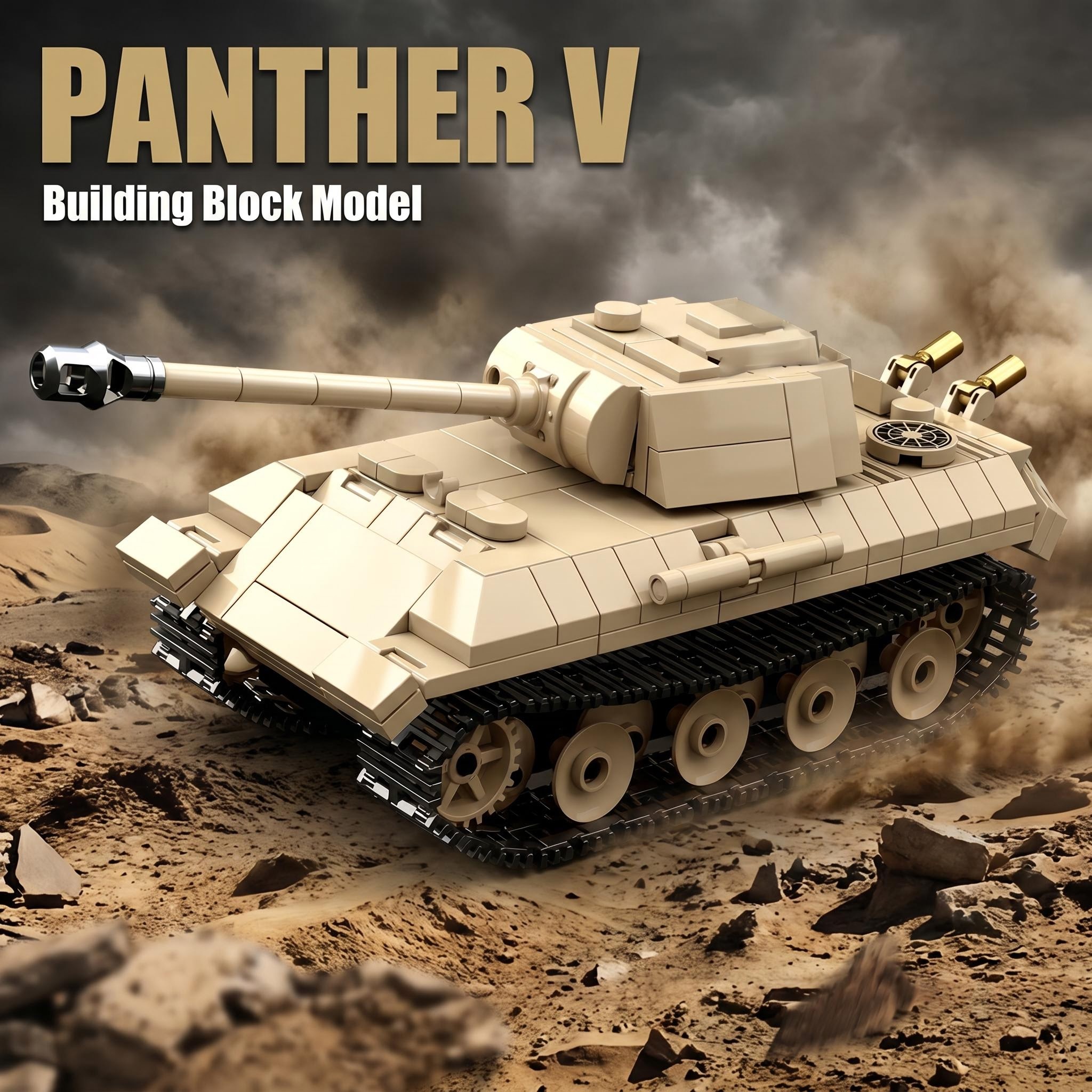 MOC Panther V Tank Tiger I KV- - Lego Minifigure Holder recension och pris