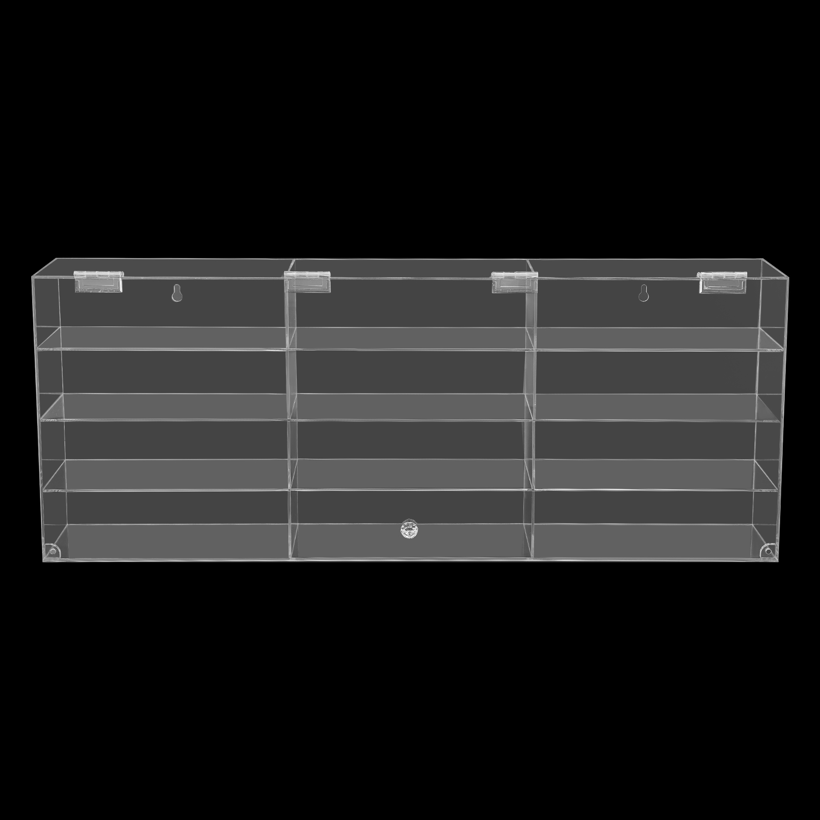 4 Tiers Wall Mounted Toy Displ - Display Case Acrylic recension och pris