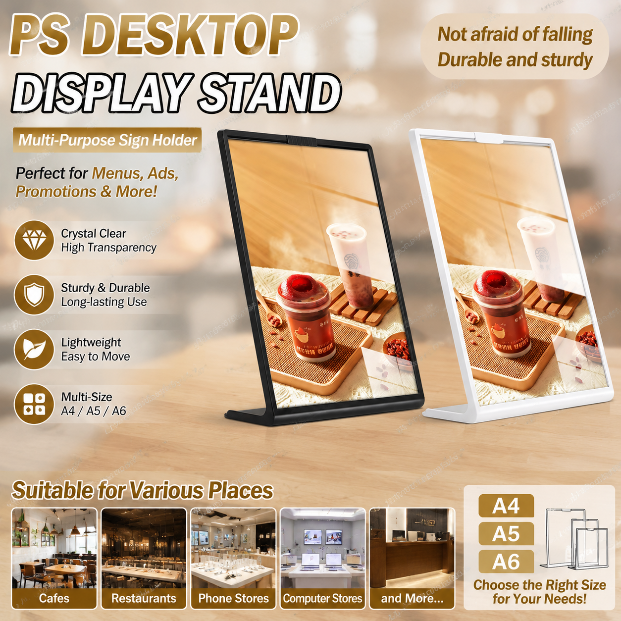 Café/Restaurant/Mobile Phone S - Graded Card Display recension och pris