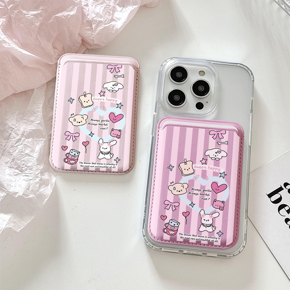 Cute Girly Sketch Style Leathe - Card Top Loader recension och pris