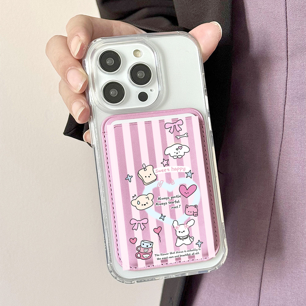 Cute Girly Sketch Style Leathe - Card Top Loader recension och pris