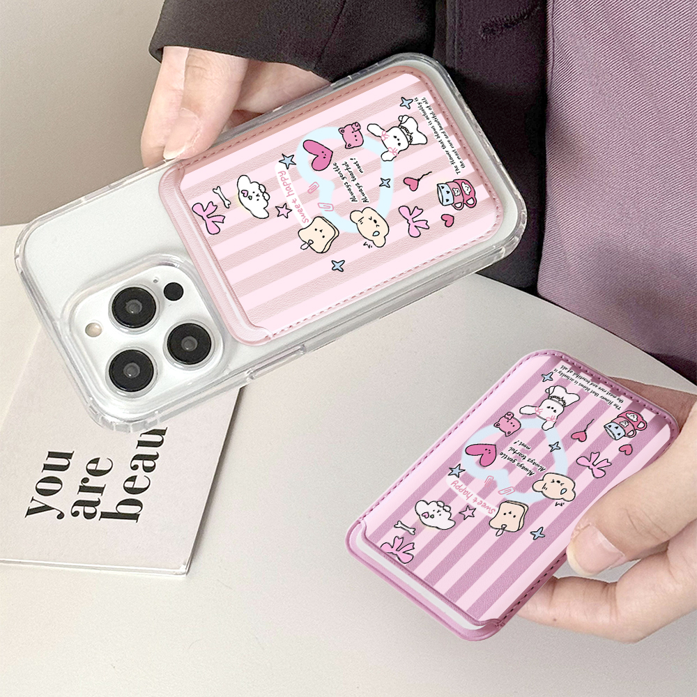 Cute Girly Sketch Style Leathe - Card Top Loader recension och pris