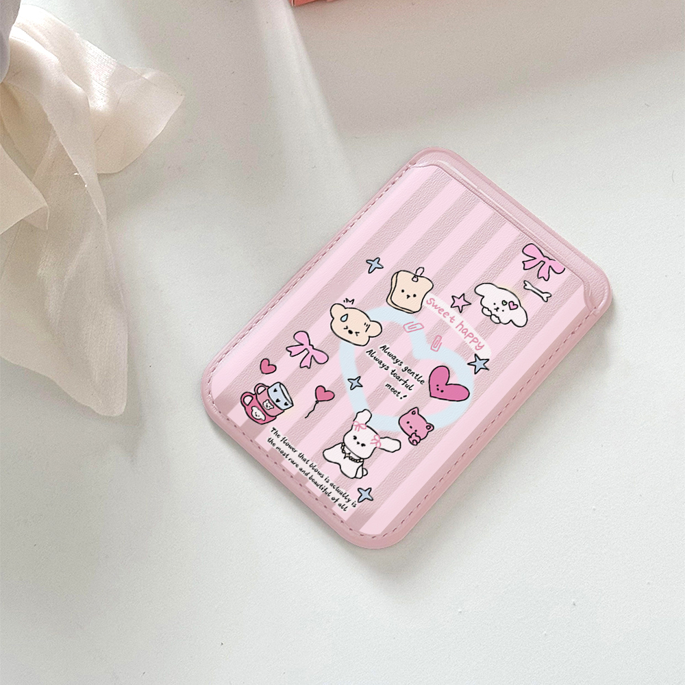 Cute Girly Sketch Style Leathe - Card Top Loader recension och pris