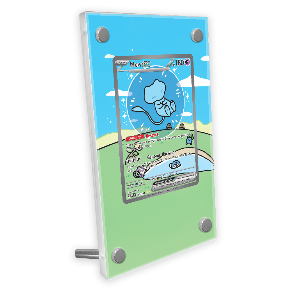 Pokemon Cards Display PTCG Mew - Display Case Acrylic recension och pris