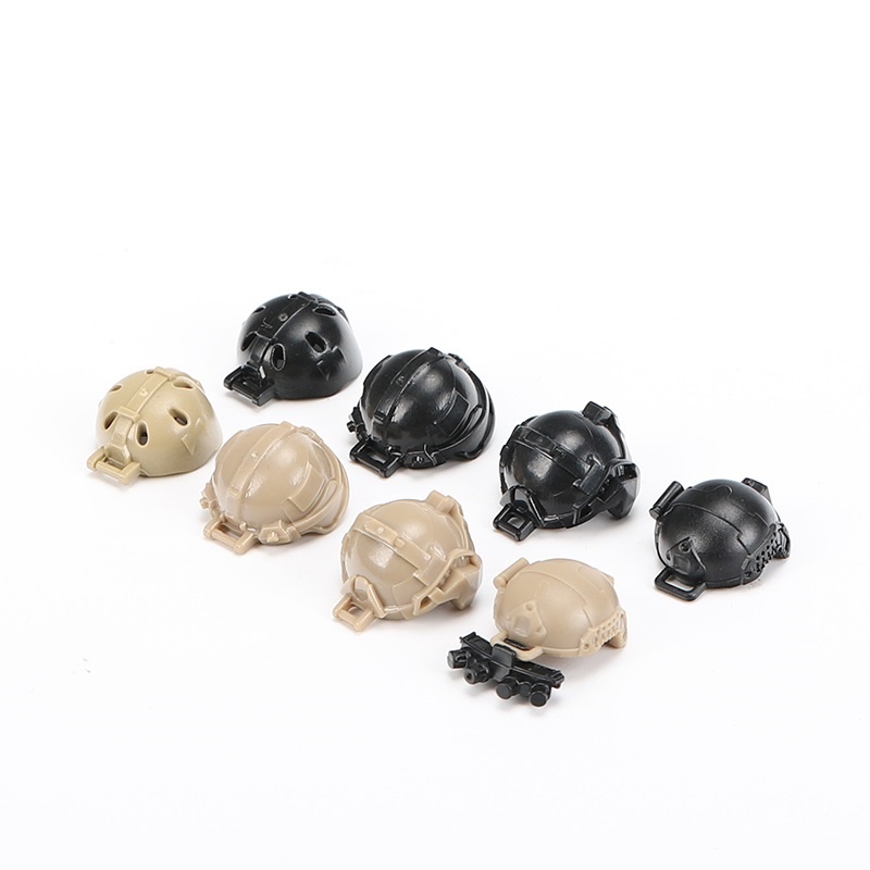 5PCS/lots Tactical Helmet Sold - Lego Minifigure Holder recension och pris