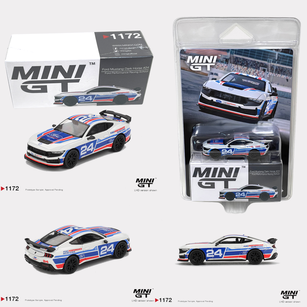 Ford Mustang MGT01172 in Stock - Die Cast Car 1 64 recension och pris
