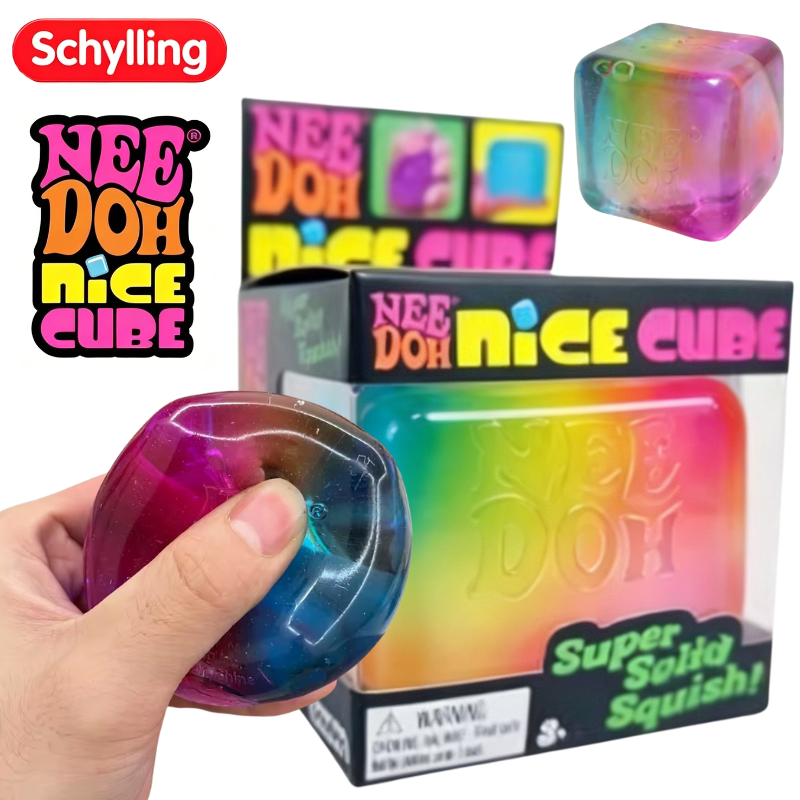 Schylling NeeDoh Rainbow Cube  - Fidget Cube Original recension och pris