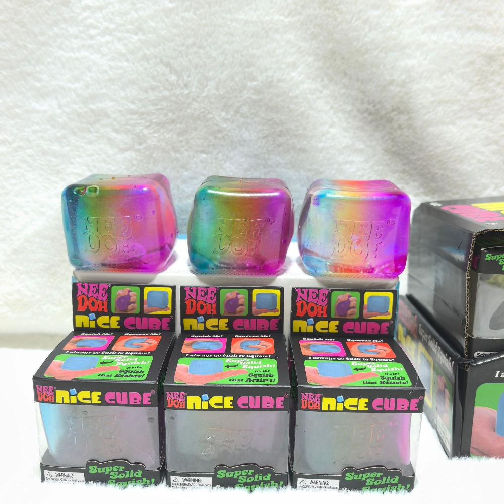 Schylling NeeDoh Rainbow Cube  - Fidget Cube Original recension och pris