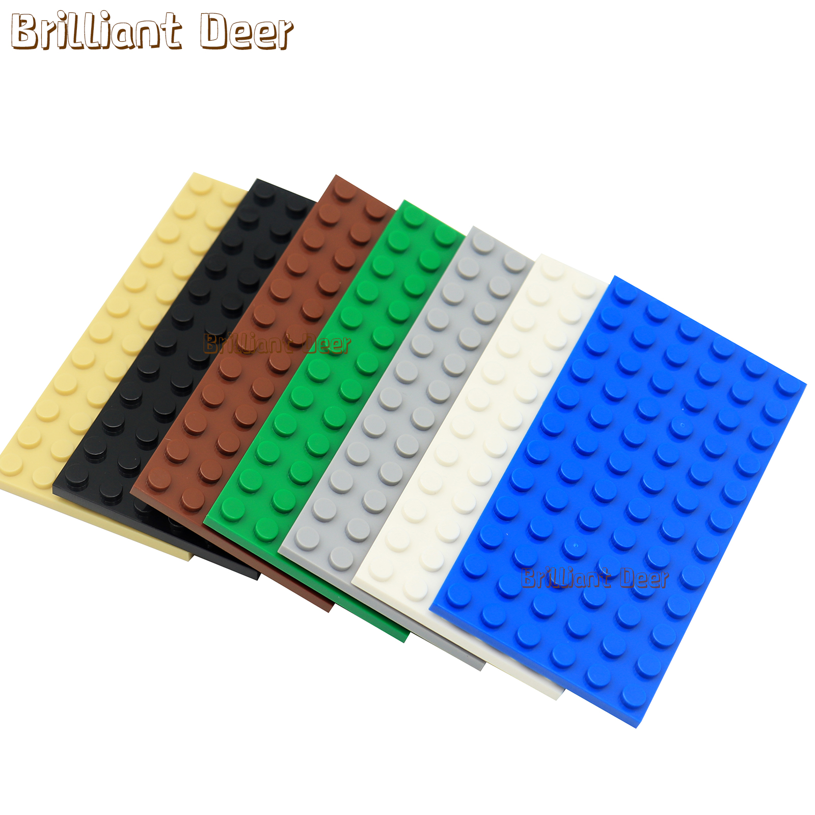 10PCS 6X12 Dots Base Plate Cla - Lego Minifigure Holder recension och pris