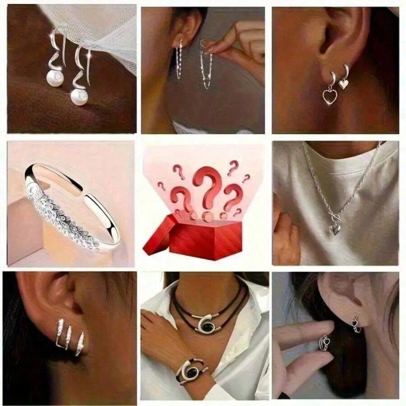 Random Mixed Jewelry Blind Box - Mystery Box Blind Bag recension och pris