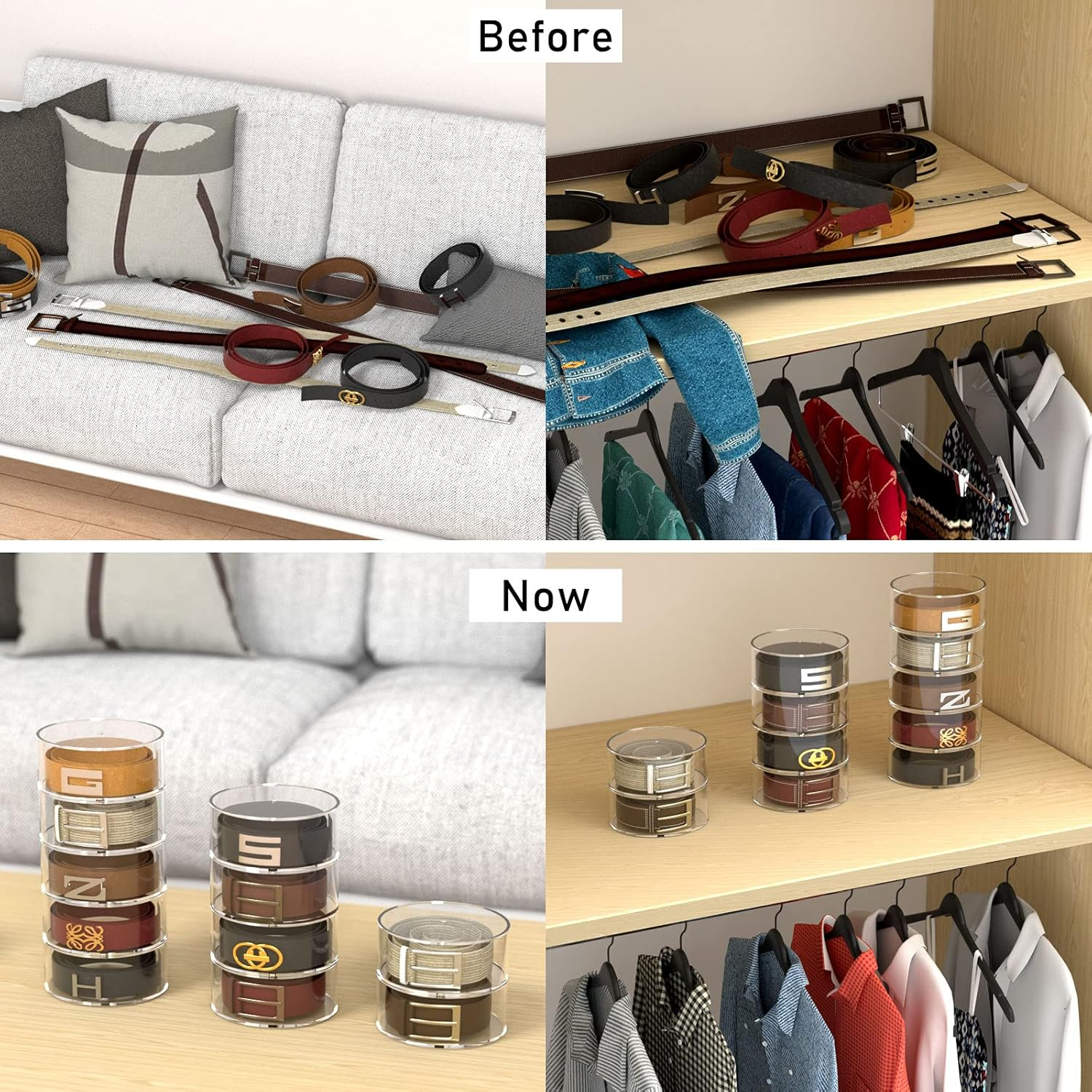 Belt Organizer, Acrylic Displa - Display Case Acrylic recension och pris