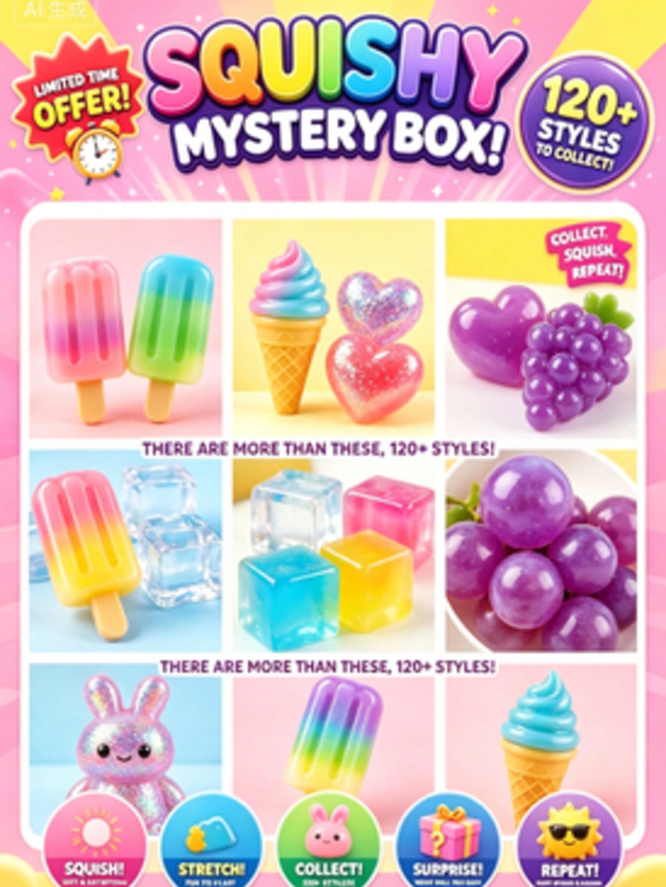 Ultimate Ocean Themed Squishy  - Mystery Box Blind Bag recension och pris